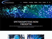 Tablet Screenshot of creativenetworks.se